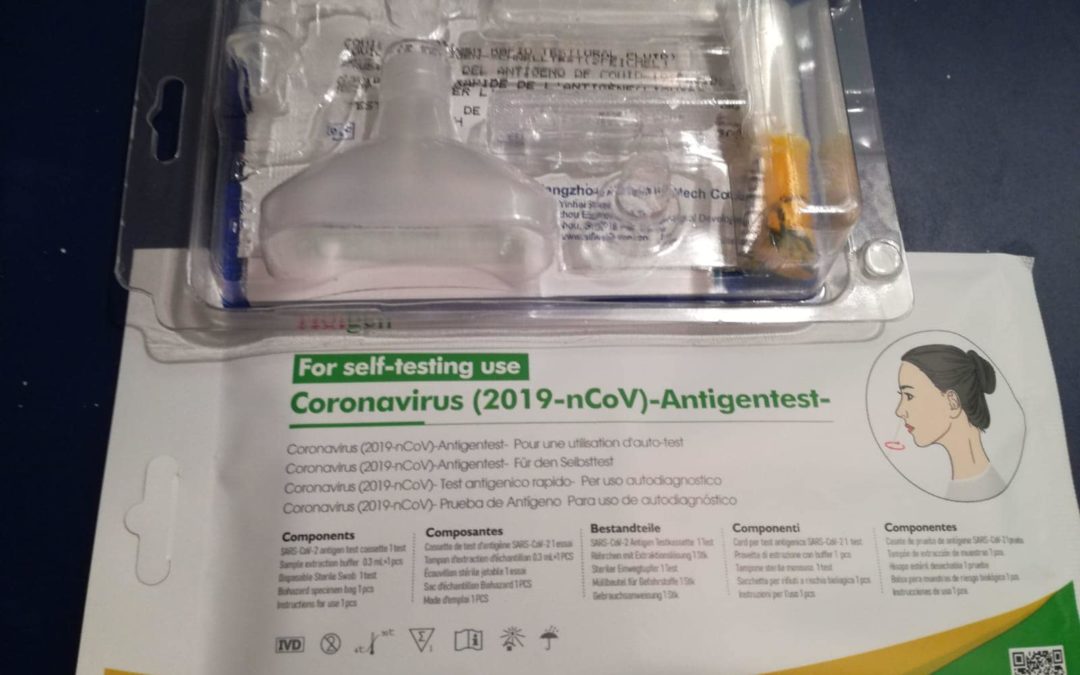 COVID -19 Antigen Rapid Test (Oral Fluid) DISPONIBILI